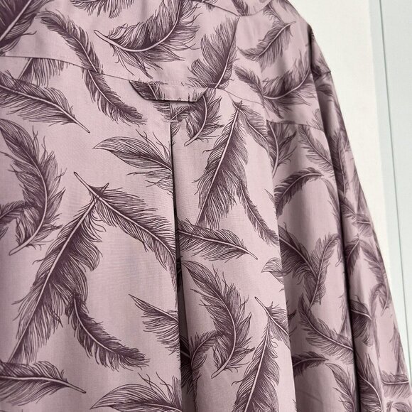Duluth Trading Co Feathers Tunic Top Plus Size 2X Purple wrinkle fighter NWT - Picture 10 of 13